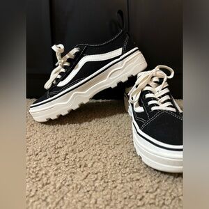 Vans Sentry Old Skool WC Black/Marshmallow Sneakers Platform Shoes 2022
